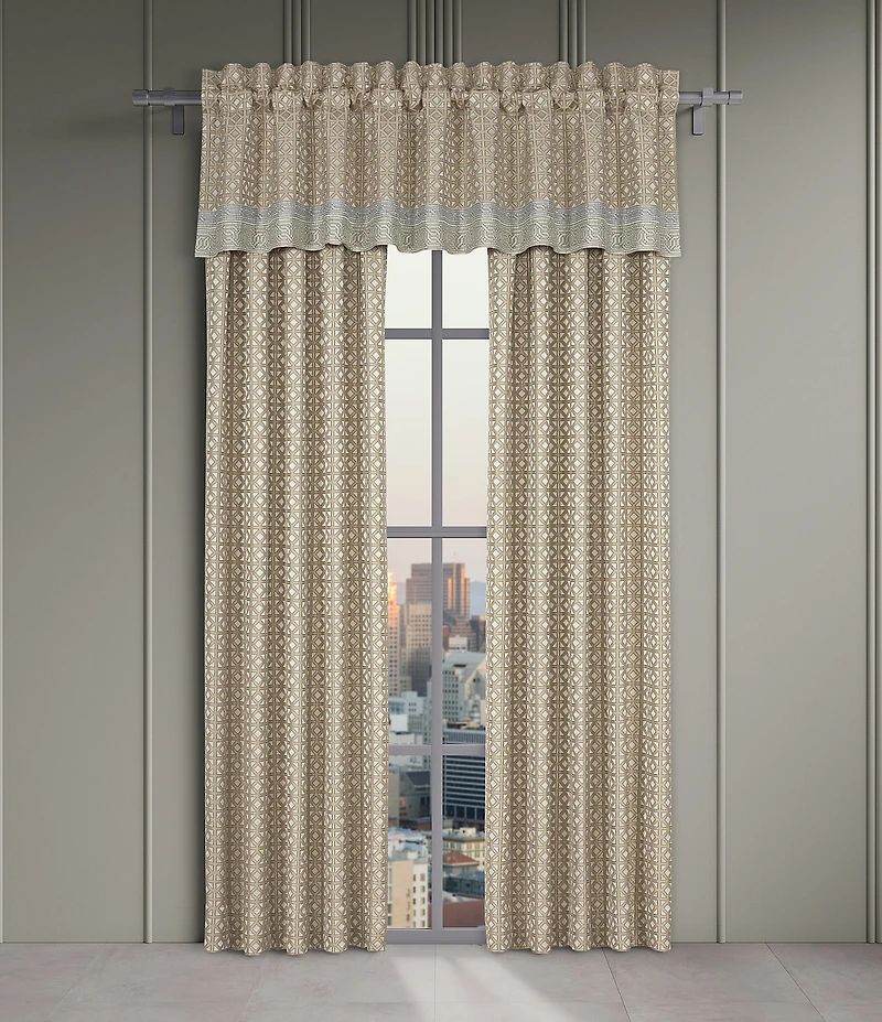 J. Queen New York Alaro Metallic Geometric Window Treatment