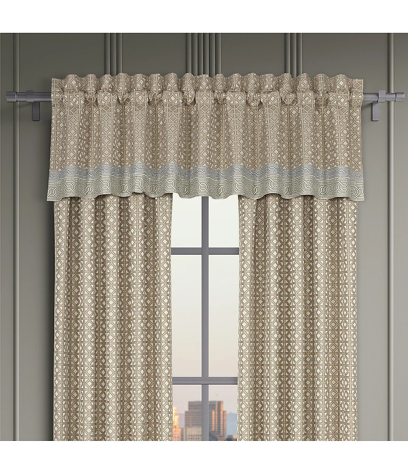 J. Queen New York Alaro Metallic Geometric Window Treatment