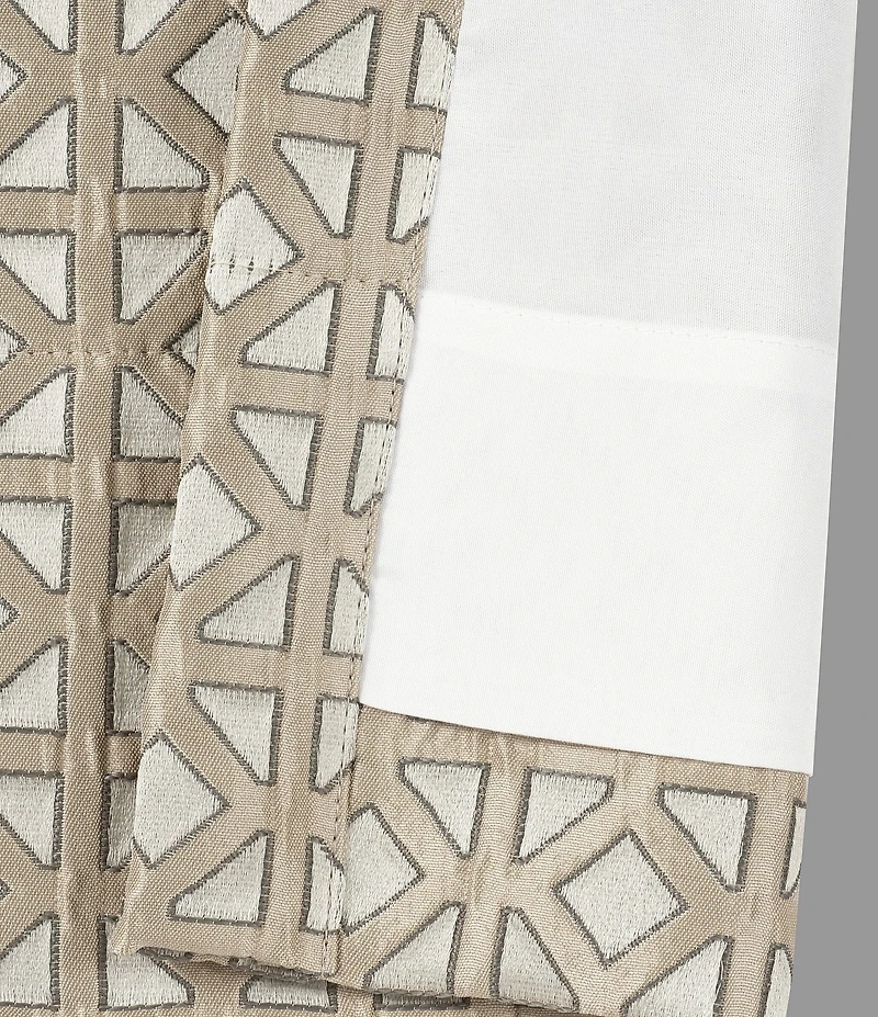 J. Queen New York Alaro Metallic Geometric Window Treatment