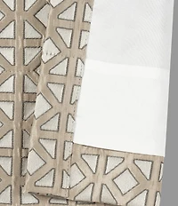 J. Queen New York Alaro Metallic Geometric Window Treatment