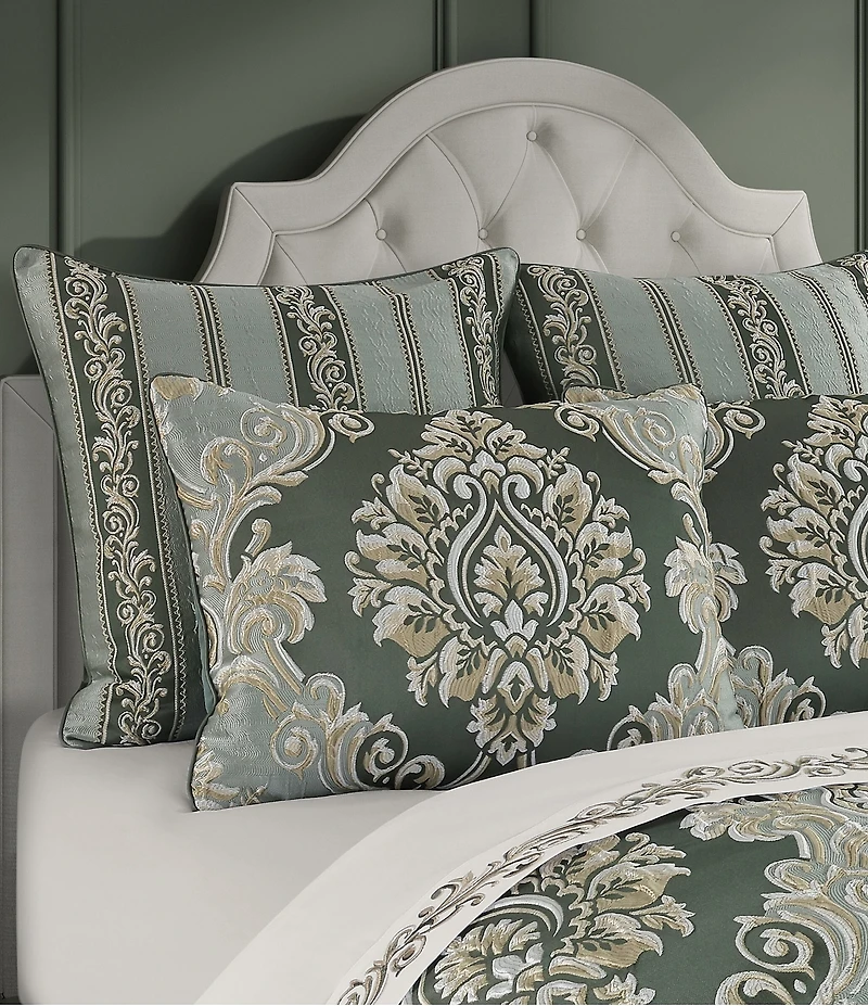 J. Queen New York Alina Grand-Scale Woven Damask Comforter Set