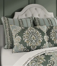 J. Queen New York Alina Grand-Scale Woven Damask Comforter Set