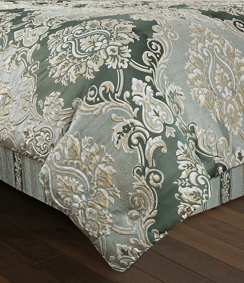 J. Queen New York Alina Grand-Scale Woven Damask Comforter Set