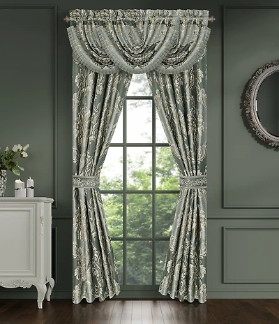 J. Queen New York Alina Woven Damask Window Treatment