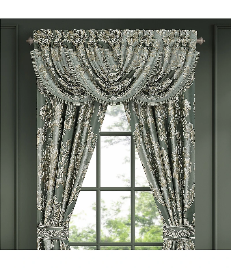 J. Queen New York Alina Woven Damask Window Treatment
