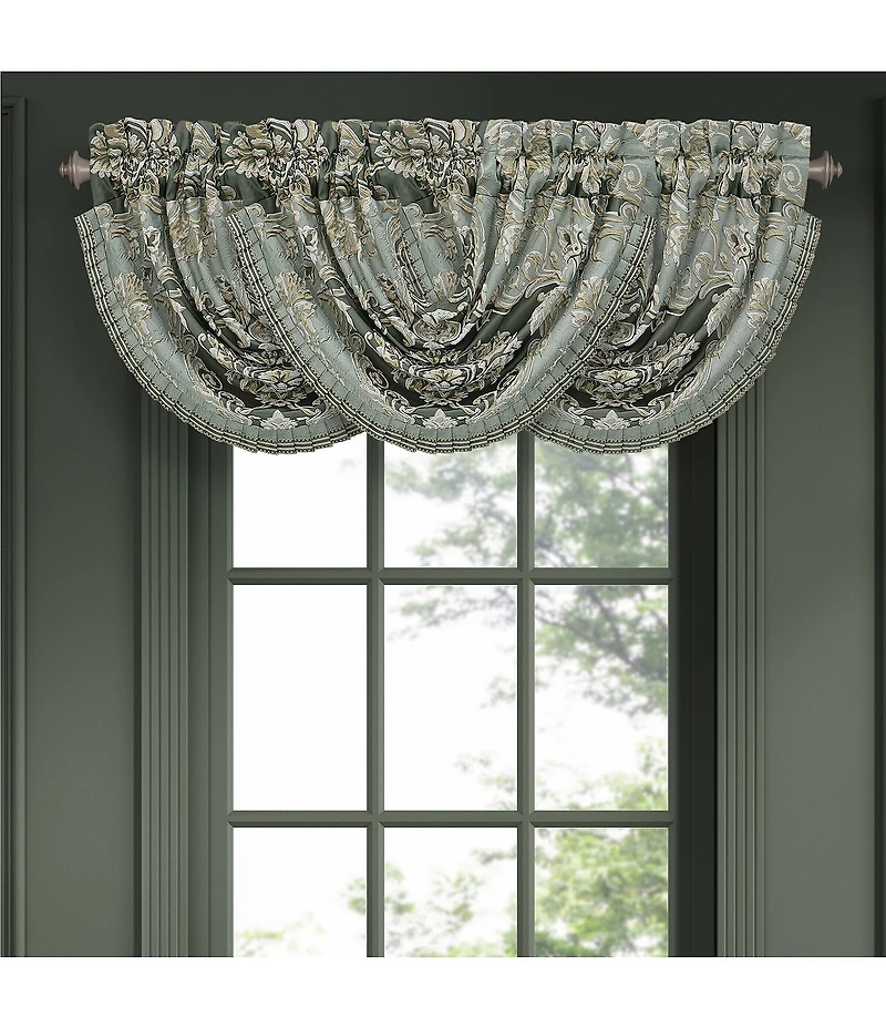 J. Queen New York Alina Woven Damask Window Treatment