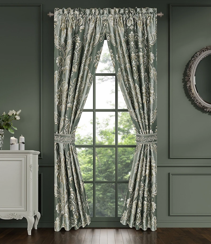 J. Queen New York Alina Woven Damask Window Treatment