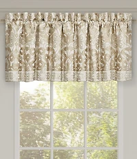 J. Queen New York Amaretto Grand Scale Jacquard Medallion Window Treatments