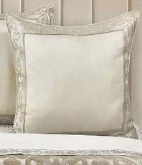 J. Queen New York Amaretto Woven Jacquard Framed Euro Sham