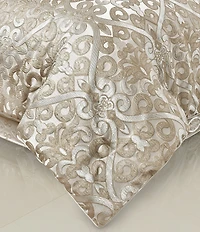 J. Queen New York Amaretto Woven Jacquard Oversized Comforter Set