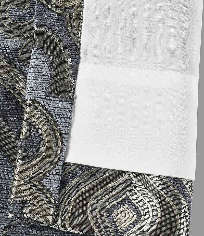 J. Queen New York Amici Iron Gate Damask Window Treatment