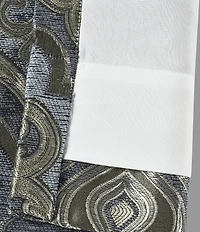 J. Queen New York Amici Iron Gate Damask Window Treatment