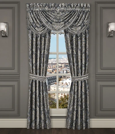 J. Queen New York Amici Iron Gate Damask Window Treatment