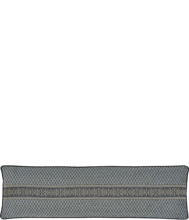 J. Queen New York Amici Woven Chenille Foulard Reading Bolster Pillow