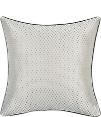 J. Queen New York Annabelle Bordered with Woven Stripe Reversible Euro Sham