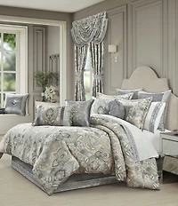 J. Queen New York Annabelle Oversized Woven Damask Comforter Set