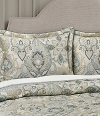 J. Queen New York Annabelle Oversized Woven Damask Comforter Set