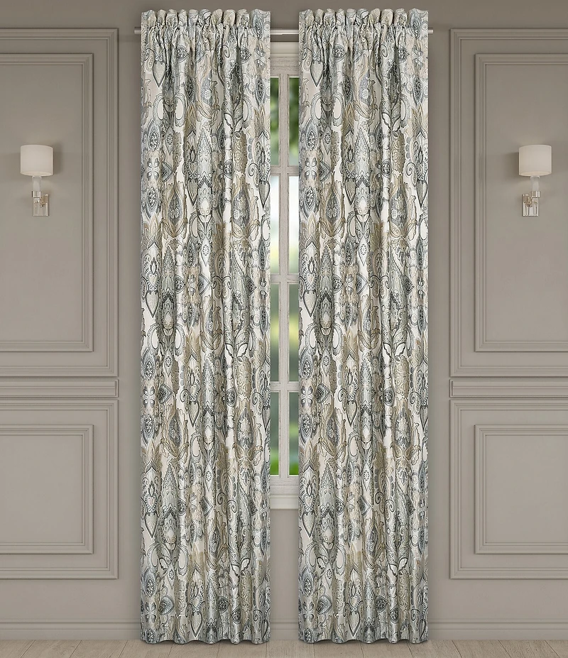J. Queen New York Annabelle Woven Damask Window Treatment