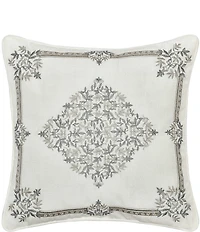 J. Queen New York Arbour Grove Embroidered Medallion Silhouette Square Pillow