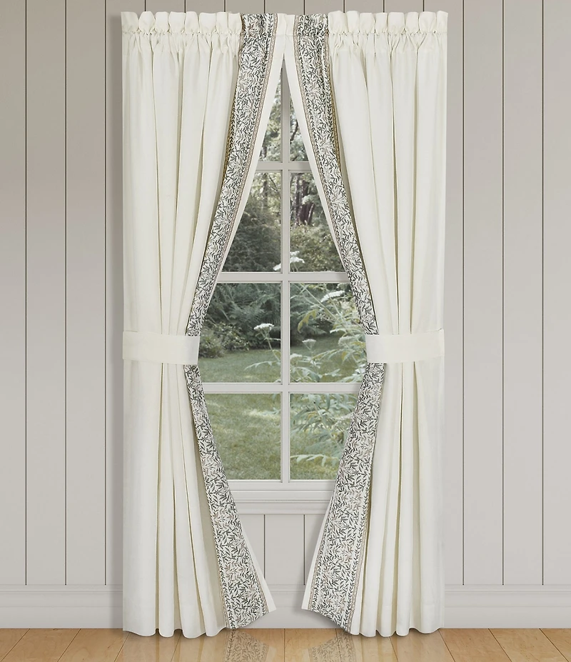J. Queen New York Arbour Grove Leaf Medallion Window Treatment