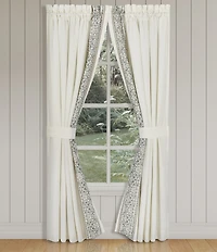 J. Queen New York Arbour Grove Leaf Medallion Window Treatment
