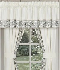 J. Queen New York Arbour Grove Leaf Medallion Window Treatment