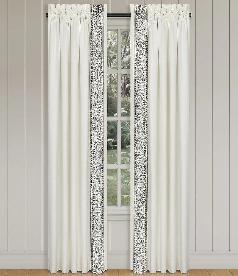 J. Queen New York Arbour Grove Leaf Medallion Window Treatment