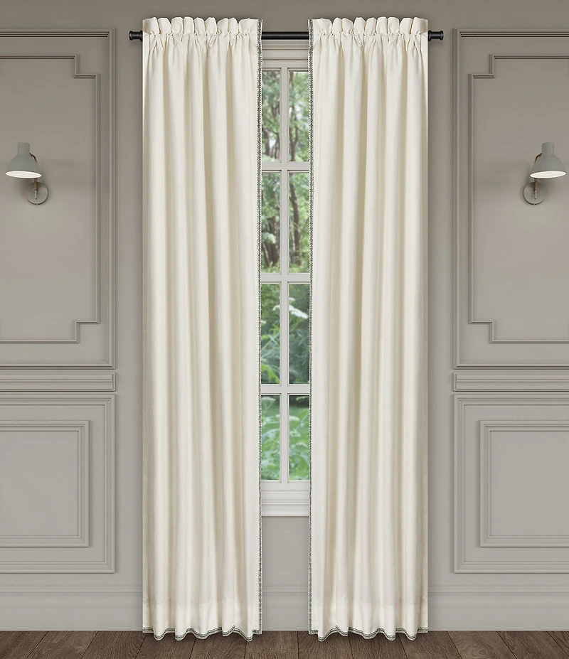 J. Queen New York Athena Linen Textured Window Treatment