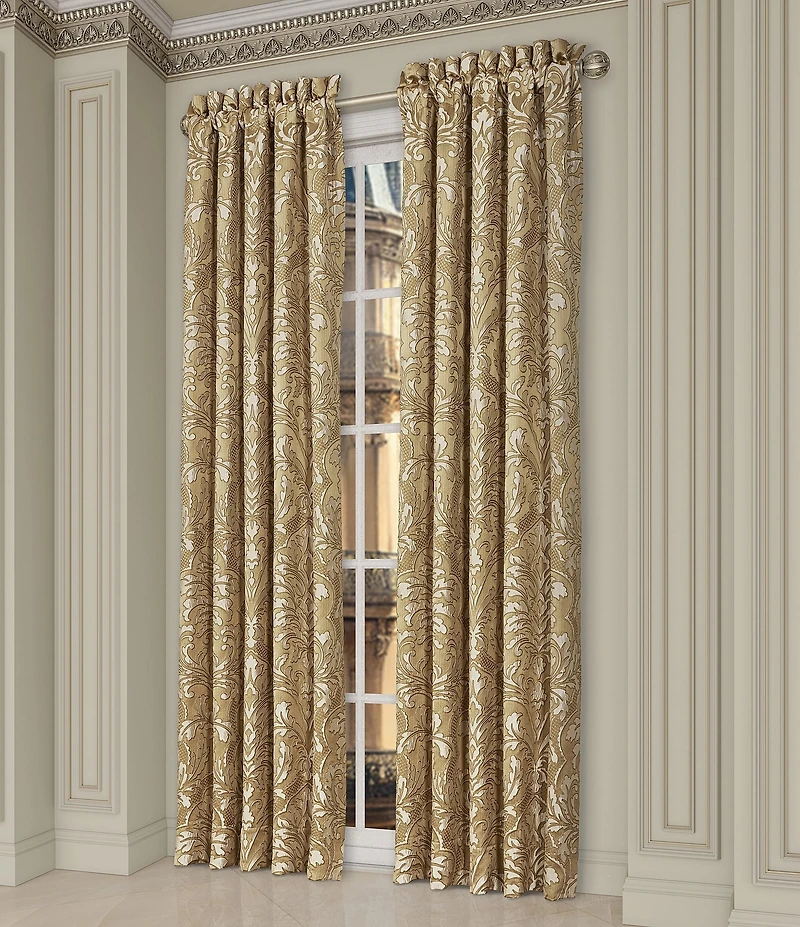 J. Queen New York Aurelia Formal Damask Window Treatments