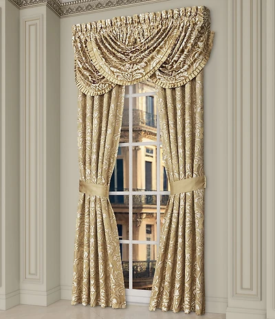 J. Queen New York Aurelia Formal Damask Window Treatments