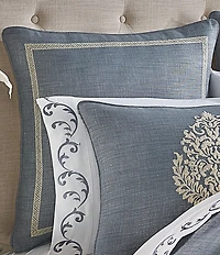 J. Queen New York Aurora Chambray Euro Sham