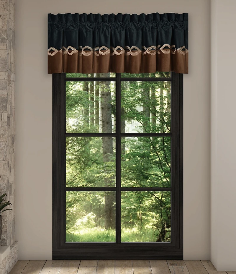 J. Queen New York Baja Bold Southwestern Diamond Print Window Treatment