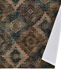 J. Queen New York Baja Bold Southwestern Diamond Print Window Treatment