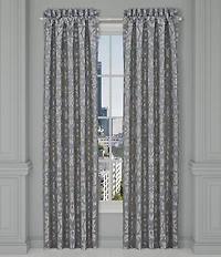 J. Queen New York Barocco Scroll Damask Window Treatment