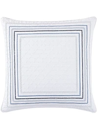 J. Queen New York Bayside Embroidered Border Reversible Euro Sham