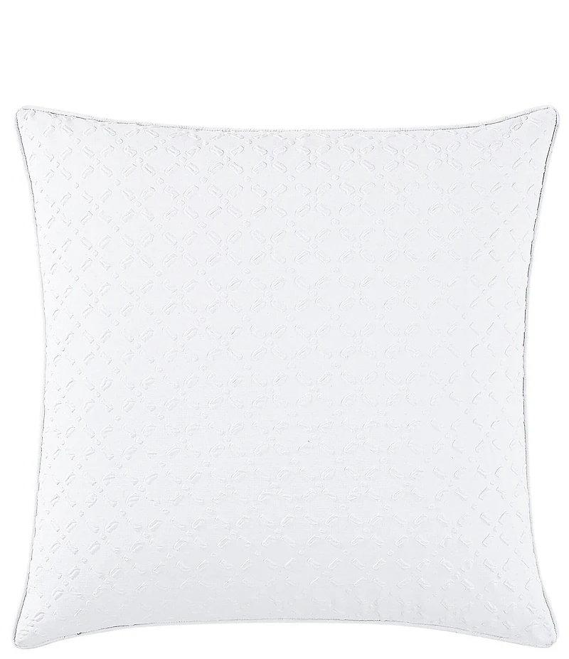 J. Queen New York Bayside Embroidered Border Reversible Euro Sham