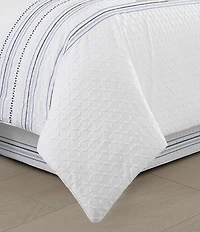 J. Queen New York Bayside Embroidered Nautical Striped Comforter Set