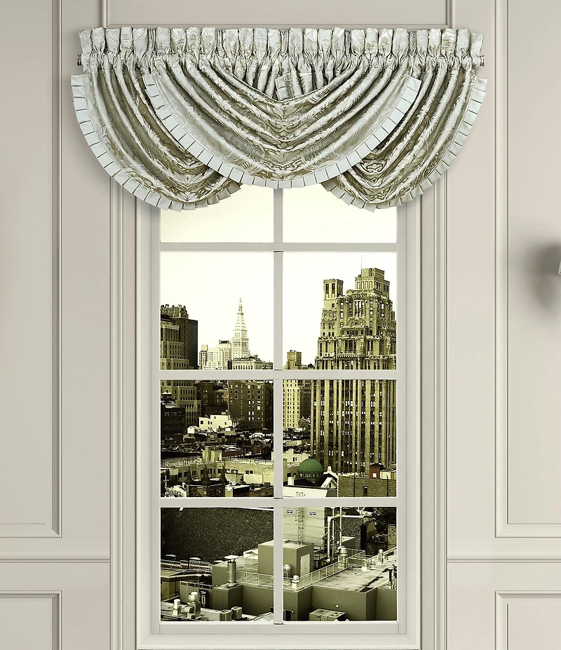 J. Queen New York Belgium Satin Weave Window Valance