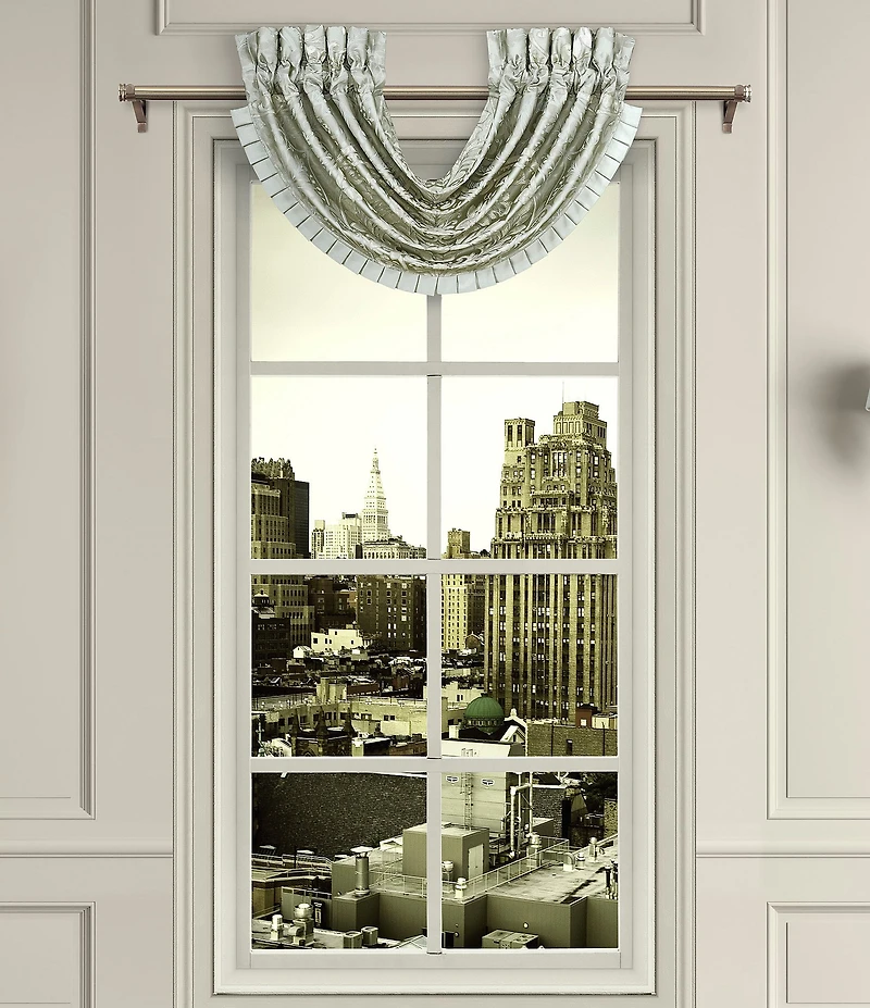 J. Queen New York Belgium Satin Weave Window Valance