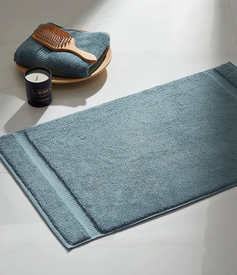 J. Queen New York Belmore Collection Zero Twist Bath Mat