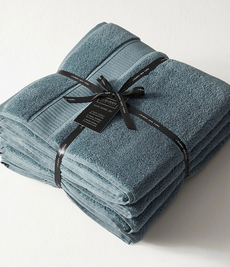 J. Queen New York Belmore Zero-Twist 6-Piece Bath Towel Set