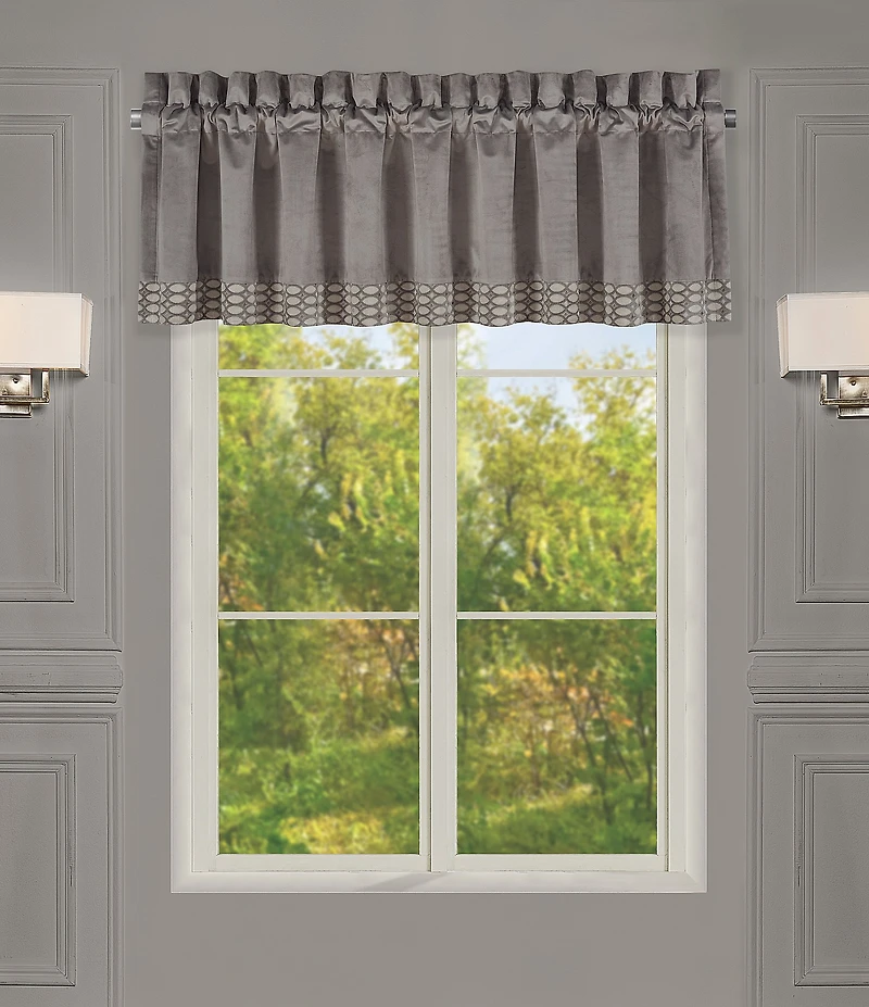 J. Queen New York Belvedere Velvet Diamond Woven Window Treatment