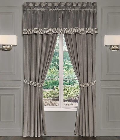 J. Queen New York Belvedere Velvet Diamond Woven Window Treatment