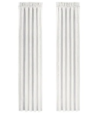 J. Queen New York Bianco Damask Window Treatments