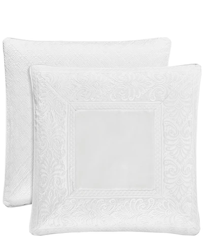 J. Queen New York Bianco Foulard Satin Euro Sham