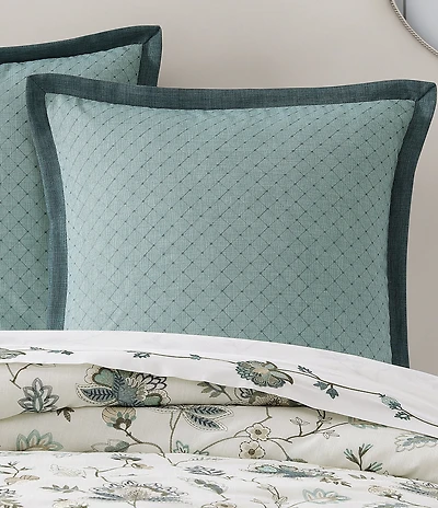 J. Queen New York Blossom View Diamond Embroidered Euro Sham
