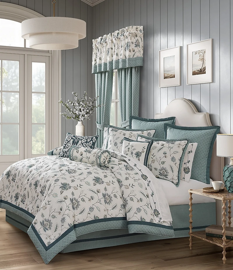 J. Queen New York Blossom View Diamond Embroidered Euro Sham