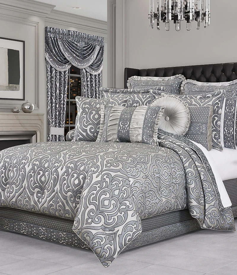 J. Queen New York Bolero Elegant Damask Print Comforter Set