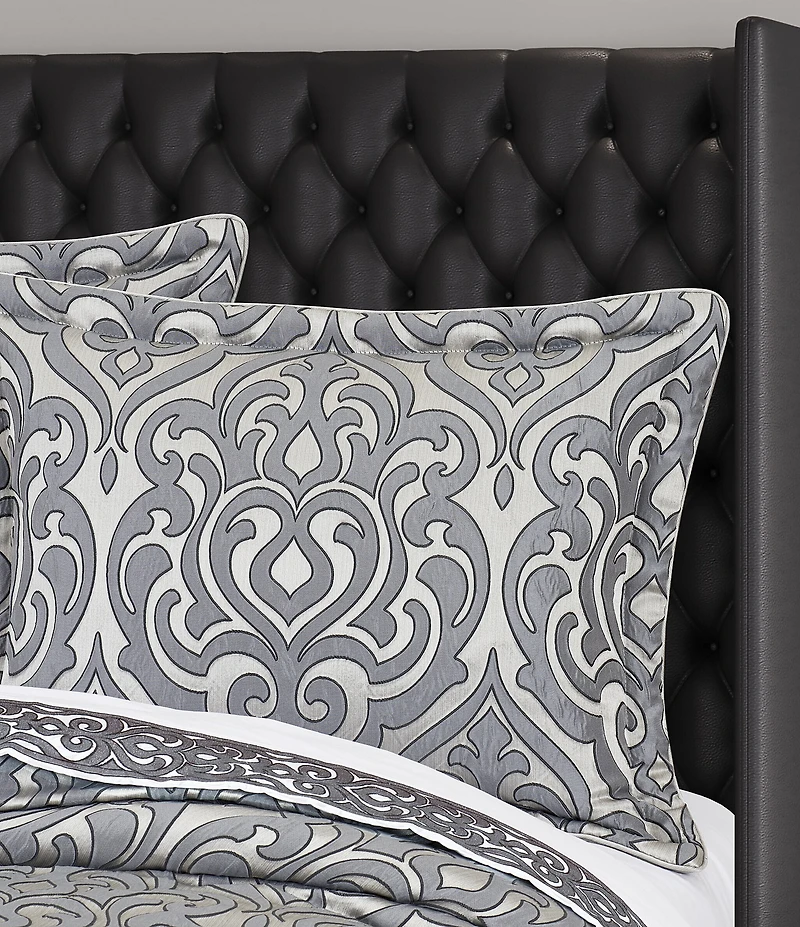 J. Queen New York Bolero Elegant Damask Print Comforter Set