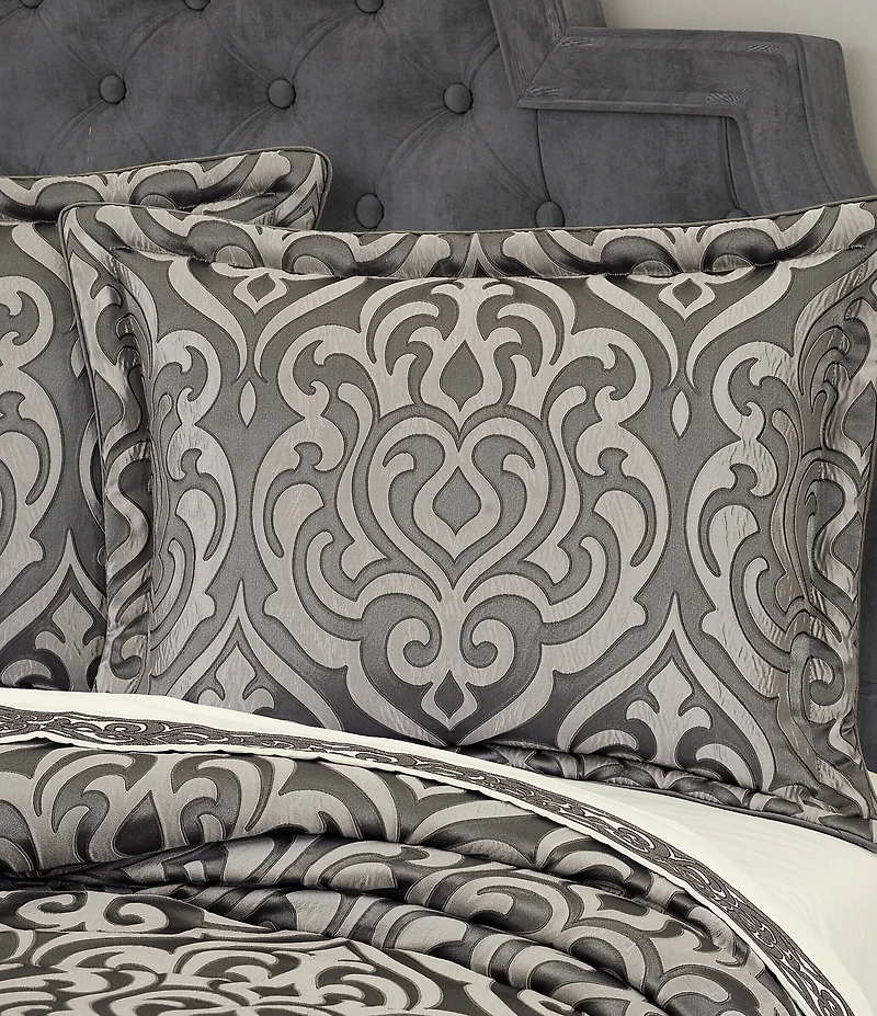J. Queen New York Bolero Elegant Damask Print Comforter Set